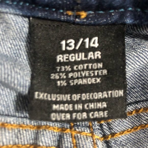 Ariya Jeans 13/14 Medium Wash Ripped Jeans - Picture 5 of 6